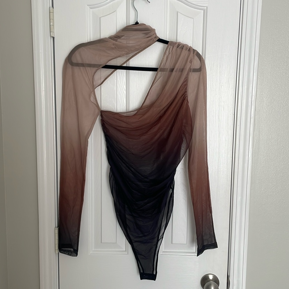 FashionNova Hot Take Mesh Bodysuit